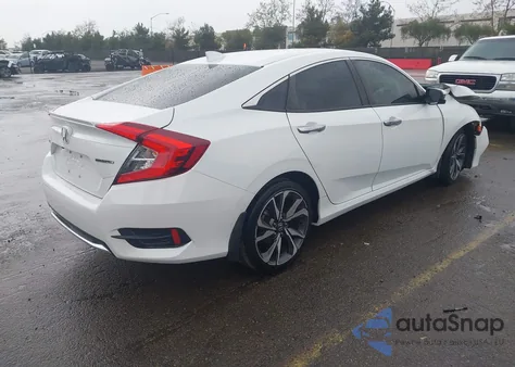2020 Honda Civic Touring из США, поврежденный, VIN 19XFC1F91LE210390